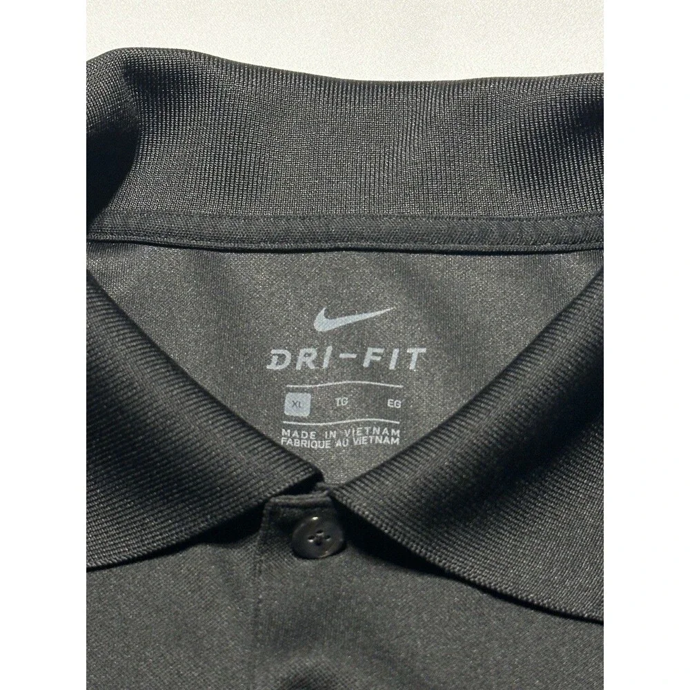 Evan Williams 1783 Small Batch Nike Dri-Fit Golf Polo Shirt Black Men's Size XL